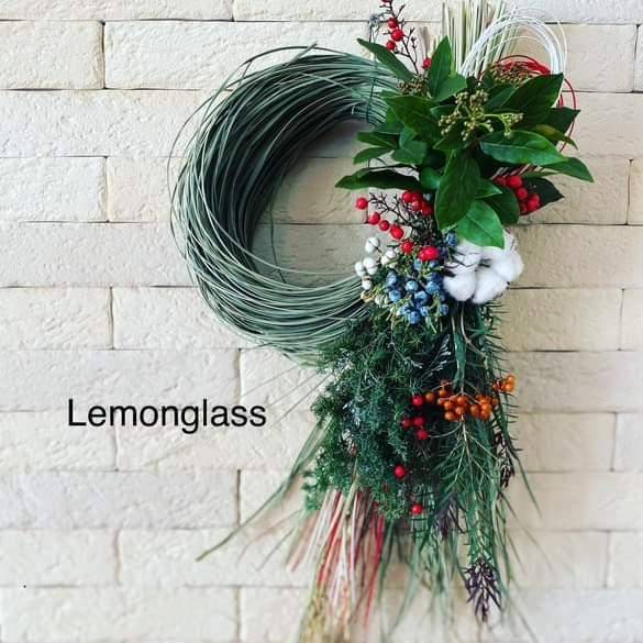 【12/20(金)開催】 レモングラスのしめ縄リースづくり