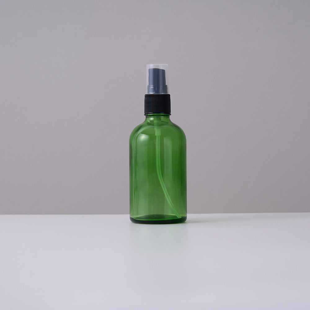 リカシツ リカボトル 黒スプレー瓶 緑 100mL