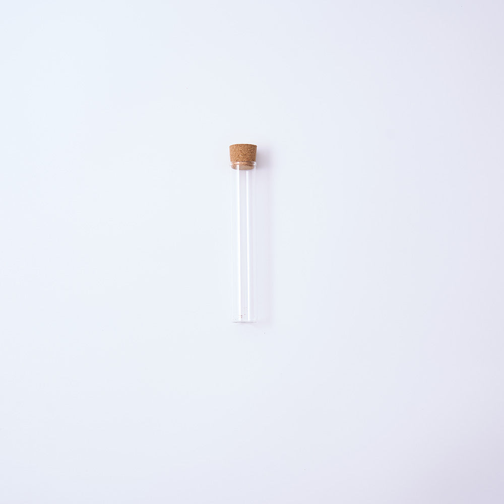 リカシツ 平底試験管リム付