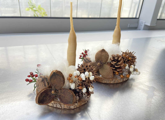 【レポート】みつろうキャンドルとアロマワックスバー作り講座