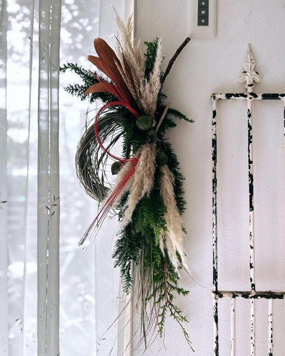 【12/20(金)開催】　レモングラスのしめ縄リースづくり