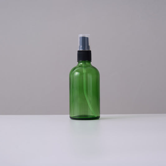 リカシツ リカボトル 黒スプレー瓶 緑 100mL