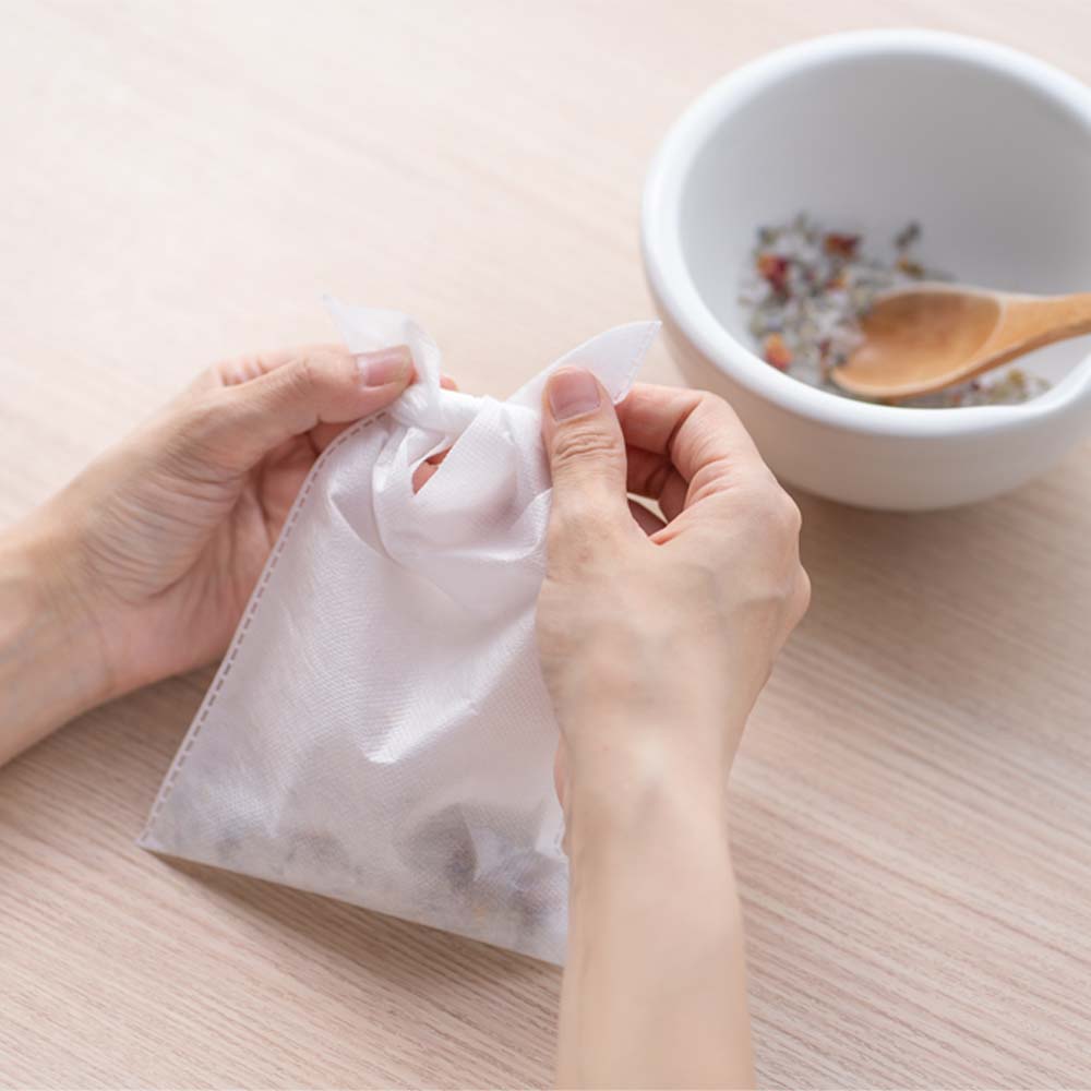 ファインハーブ 入浴剤 10袋セット YUNIHA ハーブ浴専用不織布 Herbal Pocette for bath 10枚セット
